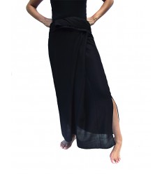 Black Rayon Thaï Skirt