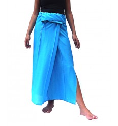 Sky Blue Rayon Thaï Skirt