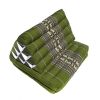 Green Thaï Triangular Cushion Medium