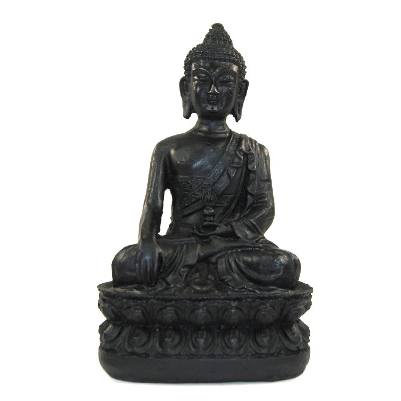 Black Resin Buddha