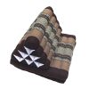 Brown Thaï Triangular Cushion Medium