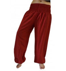 pantalones de yoga burdeos