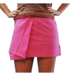 Mini Wrap Thai Skirt - Pink