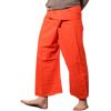 Orange Fisherman Pants