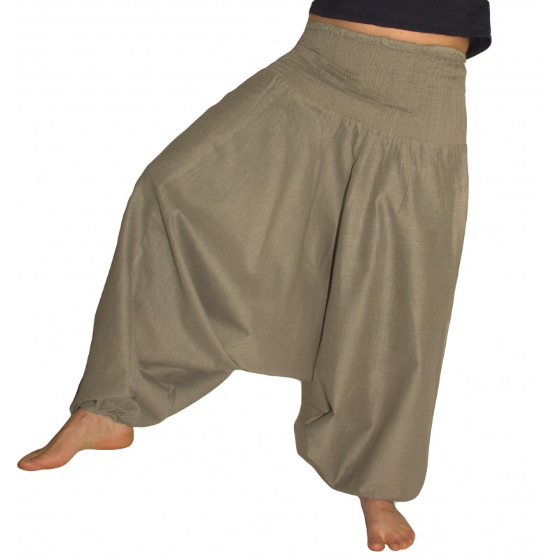 Dark Brown Aladdin Pants for Woman