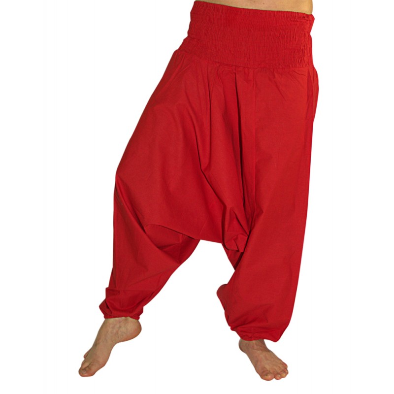 Pantalon Aladin Smocké Gris