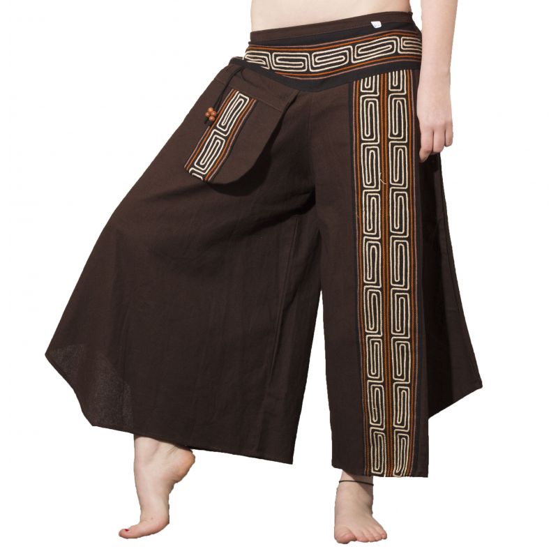 Dark Brown Mong Pants