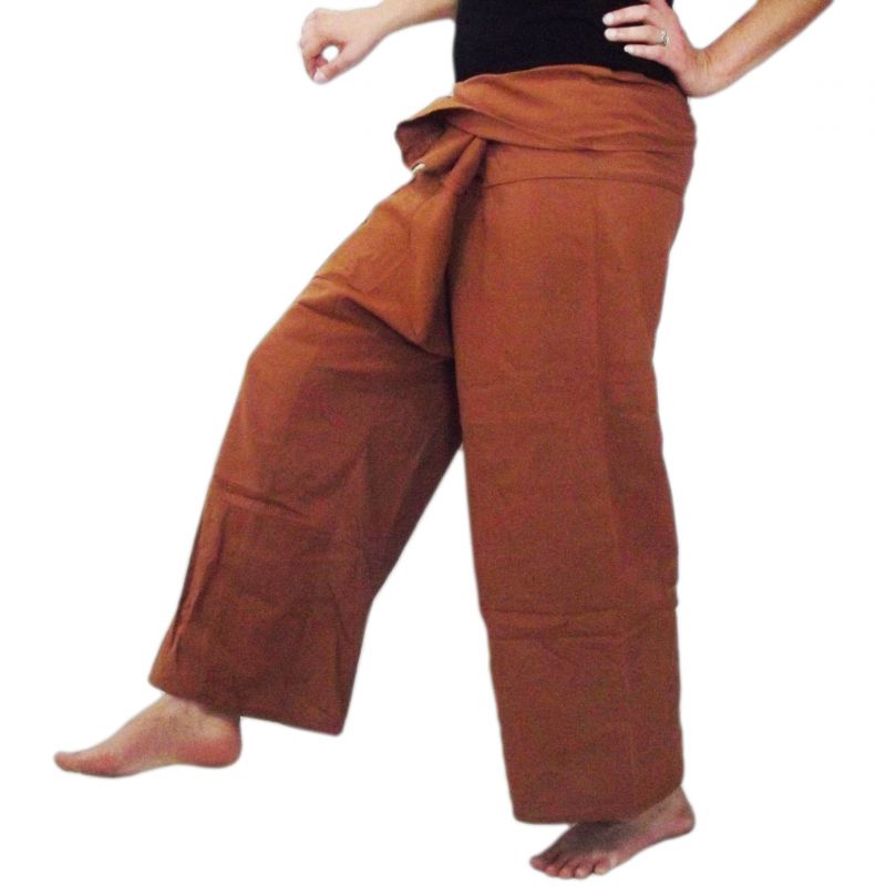 Pantalon Thaï XL Caramel