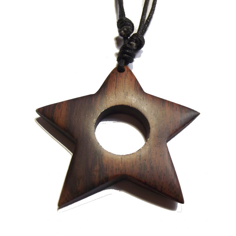 Star Wood Necklace