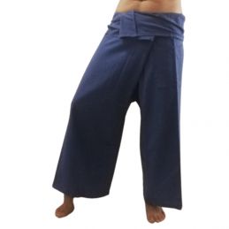 Blue Grey Fisherman Pants