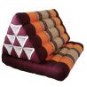 Orange Thaï Triangular Cushion