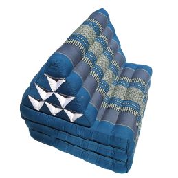 Blue Thaï Triangular Cushion Jumbo