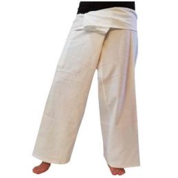 Pantalon Thaï XL Blanc