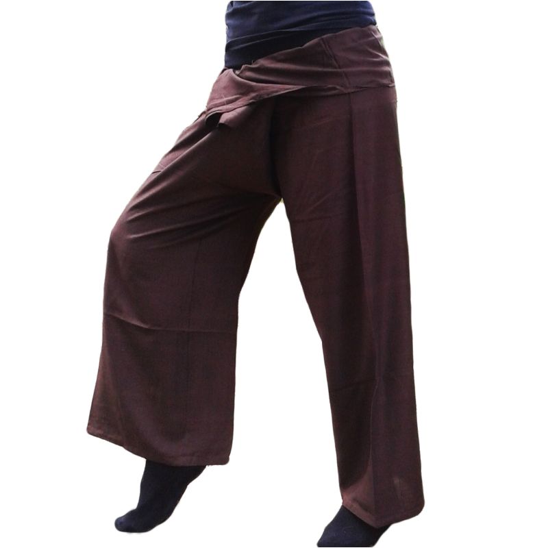 Pantalon Thaï Rayonne Sable (Beige)