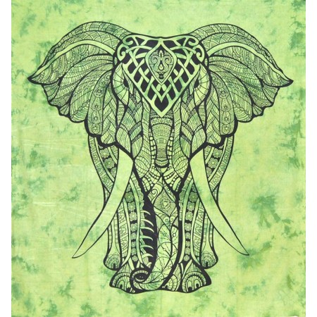 TAPIZ de pared ELEFANTE Verde