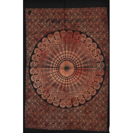 Tenture Rangoli Orange