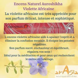 Encens Violette Africaine