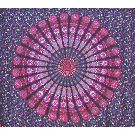 Gran Tapiz Mandala Violeta