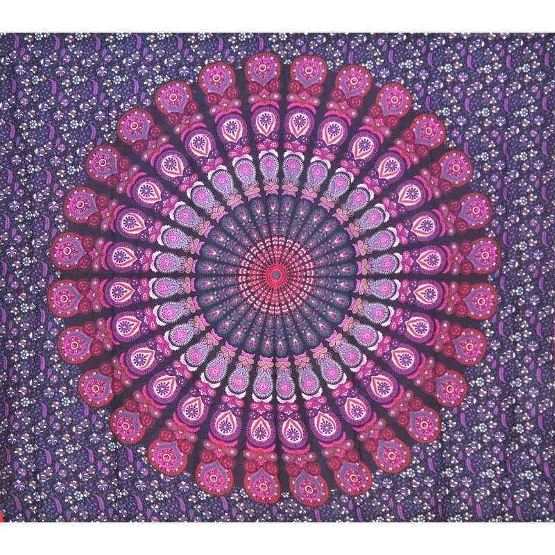 Gran Tapiz Mandala Violeta