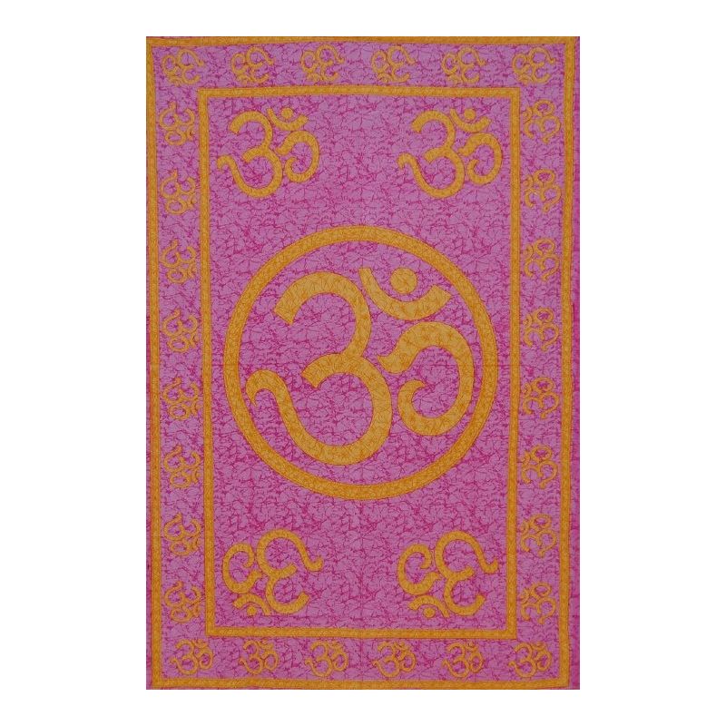 pink aum wall Hanging