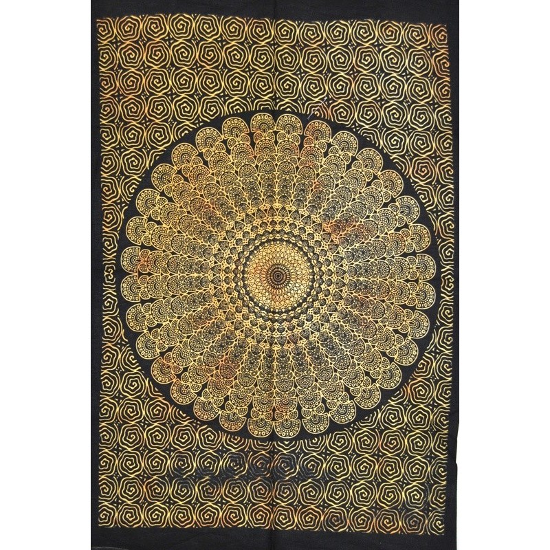Tenture Rangoli Jaune