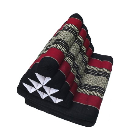 Black Thaï Triangular Cushion Medium
