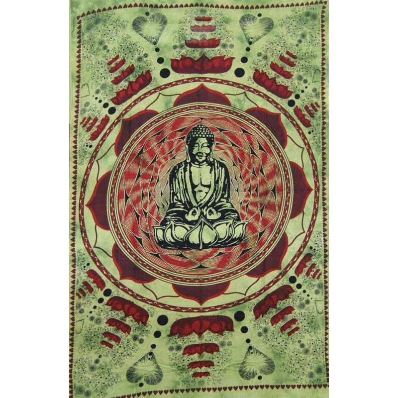 Buddha Green Wall Hanging