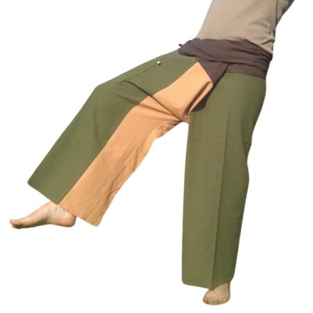 Fisherman pants XL - Tricolore