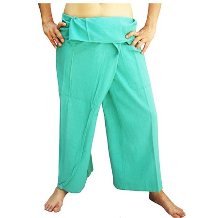Pantalon Thailandais Arasia Vert Clair