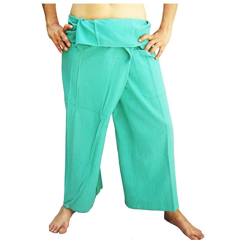 Light Green Fisherman Pants Arasia