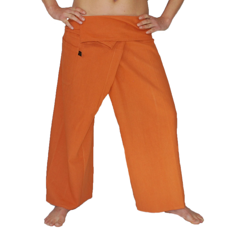 Pantalon Thaï XL - 1er prix - Orange
