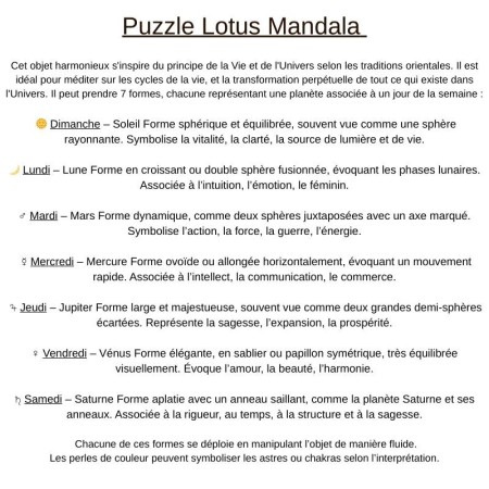 Puzzle Lotus Mandala