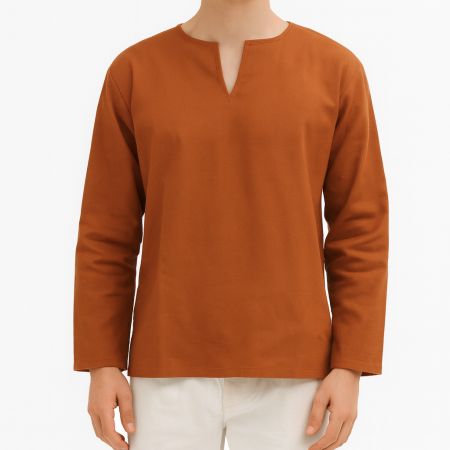 Chemise Coton Caramel
