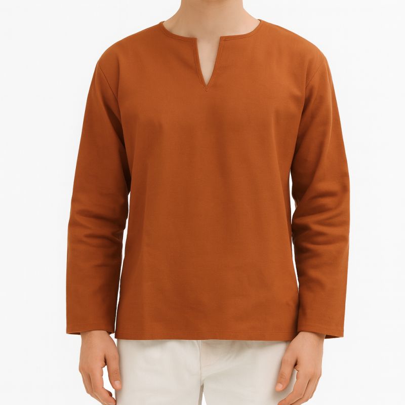 Light Brown Light Thaï Shirt