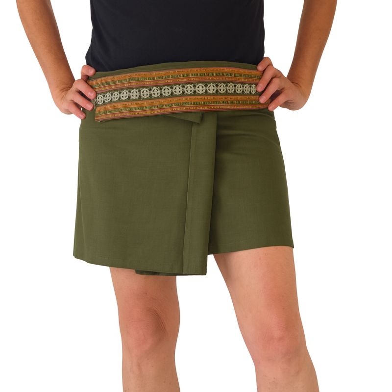 Mini Wrap Thai Skirt
