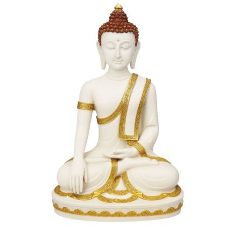 Statue Bouddha Blanc