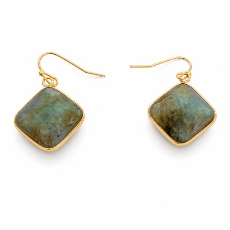 Boucles d'Oreilles Labradorite