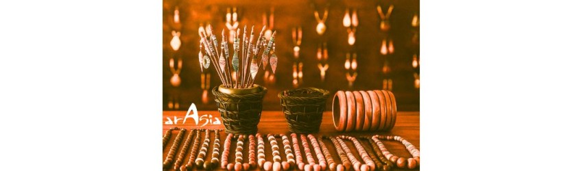 Bijoux en Bois et Graines - Arasia-Shop