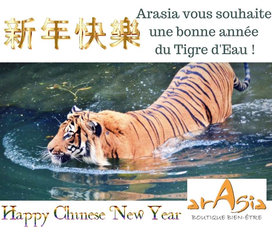 bonne année du tigre d'eau